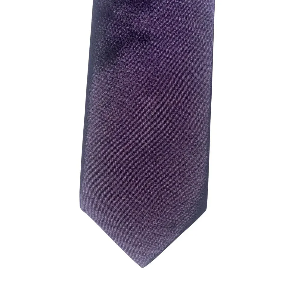 Ted Baker Purple Solid Skinny 100% Silk 60”x2.5”